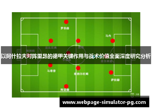以阿什拉夫对阵里昂的德甲关键作用与战术价值全面深度研究分析 以阿什拉夫对阵里昂的德甲关键作用与战术价值全面深度研究分析