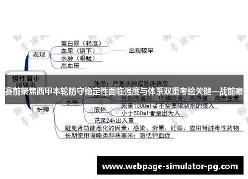 赛前聚焦西甲本轮防守稳定性面临强度与体系双重考验关键一战前瞻